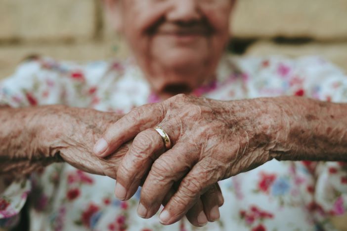 Photo of older woman smiling